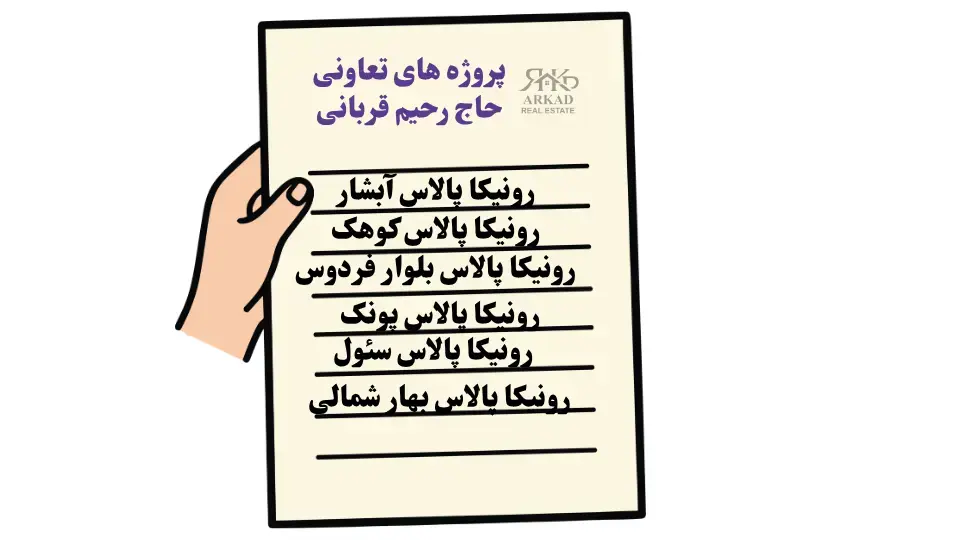 رزومه سازنده رونیکا پالاس تهرانسر