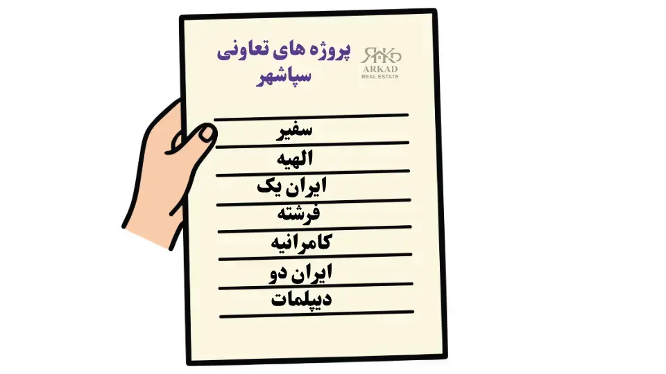 پروژه های تعاونی سپاشهر
